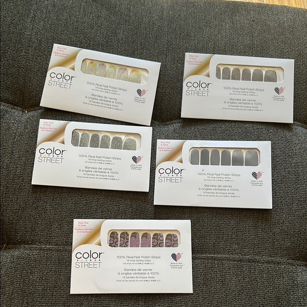 Color Street Nail Polish Strips Set